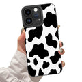 ZIYE for iPhone 15 Pro Max Case Cow Pattern iPhone Case with Camera ProtectionSilicone TPU iPhone Protective Cover Cheetah Design Cases Compatible with iPhone 15 Pro Max 6.7 Inch